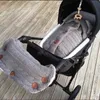 Schlafsäcke Baby Winter Dick gestrickte Tasche Infant Imitation Cashmere Liner Sleepsack Born Swaddle Wrap Kleinkind Kinderwagen Decke 230404