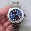 ST9 MENS Automatyczny ruch mechaniczny jacht czarne tarcze zegarki 40 mm ze stali nierdzewnej ze stali nierdzewnej Sapphire Szklany Szklany Zegarek Montre Master