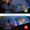 Moniteurs pour bébé Moniteur vidéo pour bébé de 4,3 pouces avec caméra de surveillance à zoom numérique Vision nocturne automatique Interphone bidirectionnel Babysitter Sécurité Nanny Q231104