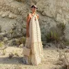 Summer Halter Beach Outfits For Women Sundress ärmlös elegant Bohemian Chic Long Female Robe Party Holiday Dress