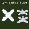 Pendant Lamps E27 LED Bulb Fan Blade Timing Lamp AC175V-265V Foldable Industrial Light