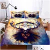Bedding Sets Dream Maker Set 3D Printing Duvet Er Single Double Fl Queen King Size Quilt Pillowcase Decor Bedclothe Dhbsq