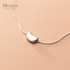 Modian Link Chain Necklace for Women Fashion 925 Sterling Silver Bean Simple Pendant Necklace Fine Jewel Girl Gift 210619356G