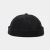 Berretti Uomo Donna Retro Cupola Melone Berretto senza tesa Berretto unisex Novità Zucchetto Marinaio Colore alla moda Pannelli elastici Docker Cappello in cotone