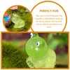 Garden Decorations 25 Pcs Little Frog Ornament Sculptures Home Decor Moss Light The Dark Figurine Desktop Resin