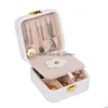 Jewelry Boxes Travel Jewelry Box Pu Leather Storage Case Portable Jewellery Display Boxes Ideal Gift For Girlfriend And Wife With Mirr Dhate