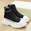 Womens Fashion Boots Chunky Outdoor Sneakers Luxury Designer Lace Up Sneaker Casual Women Boot Shoes Size 35-40