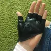 Fingerless Handskar 2023 Half Finger Faux Pu Leather Women Ladies Nigh Club Party Driving Show Pole Dance Five Fingers 6C2646