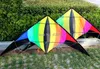 Kite Accessories Outdoor Fun Sports 2.2m Power Dual Line Stunt Kite Good Flying Q231104