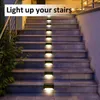 Nouveauté Éclairage Étanche Solaire Led Lumière Extérieure Jardin Lumières Extérieure Lumière Solaire Décoration Clôture Balcon Lampe Solaire Pour Patio Escalier Jardin P230403