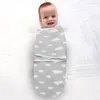 Sacs de couchage Sac de bébé en coton Born Swaddle Up Enveloppe Wrap Couverture de sommeil douce s 230419