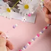 Chaînes Bijoux pour enfants Bracelet de bande dessinée Collier Ensemble en bois extensible perlé 50 cm Animaux sûrs et Kawaii pour les enfants