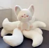 Party Favor 60/90cm DuDu fluffy plush toy cute cartoon animal stuffed doll girl children's gift Kawaii sofa decoration pillow pad 230404