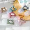 Pacifiers# Baby Pacifier Fruit Feeder مع غطاء حلمة السيليكون حديثي الولادة