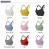 Lu Lu Canottiera Yoga Lemon Algin Reggiseno Donna Push Up Senza Cuciture Reggiseno Sportivo con Pettorine Lady Activewear Palestra Crop Fitness Top Elasticizzato Allenamento Canotta Allineare l'Abbigliamento da Palestra