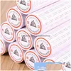 Labels Tags Wholesale 10 Rolls /Set Price Label Paper Tag Tagging Pricing For Gun White 500Pcs/Roll Drop Delivery Office School Bu Dhhvk