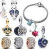 Ny äkta populära 925 Sterling Silver Magic Bead Armband Halsband Diy Women's Fashion Classic Luxury Jewelry Fashion Accessories Gift