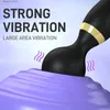 Andere Massageartikel 20 Geschwindigkeiten Leistungsstarker AV-Vibrator Zauberstab Nippel Klitoris Stimulator G-Punkt-Massagegerät Erwachsene Waren Erotik Sexspielzeug für Frauen Q231104