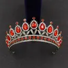 Couronne de mariage mariée demoiselle d'honneur fleur filles diadème en cristal strass couronne bandeau robe de mariée Studio diadème moulage plaque d'or 2926246