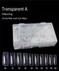 TAMAX 500PCSBOX FALSE NAILフルカバーハーフスティックとフレンチスタイルの白いナチュラル透明な透明な色の偽のネイルアートツール9406613