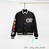 Giacche da uomo Off Giacca bianca Uomo Designer di giacca a vento Varsity Vintage Loose Long Baseball Hip Hop Winter Puffer 3LIM