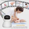 Baby monitor Monitor da 5 pollici con fotocamera Protezione di sicurezzaBaby monitor con fotocamera Baby monitor con fotocamera e audio Telecamera PTZ Kamera Q231104