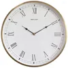 Wall Clocks Watch Clock Living Room European Style Light Luxury Online Red Hour Villa Pure Copper Nordic Gold Simple