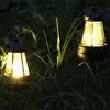 Nyhetsbelysning 2023 2st LED Solar Flower Fairy Lantern Light Waterproof Yard Art Garden Decoration Solar Energy Powered Waterproof Outdoor Lig P230403