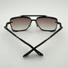 M SIX Sunglasses For Men and Women Summer Classic Style Anti-Ultraviolet Retro Plate Square Full Frame Fashion Eyeglasses Random Box
