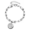 Charm Bracelets MinaMaMa Stainless Steel Handmade Chain Jesus Bracelet For Women Fashion Religious Catholic Jewelry Gifts