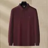 Men's Polos Mens Designer Clothes Autumn Embossed Craft Long Sleeve Business Polo Fashion Casual Shirt Homme