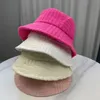Chapéus balde novos femininos/masculinos toalha balde chapéu casual listra monocromático chapéu de sol 231104