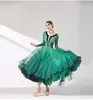 Stage Wear Luxury Green Ballroom Dancing Dress Women 2023 Professional Standard Flamenco Waltz Tango Dance Dresses