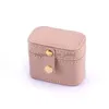 Smyckeslådor Ring Box Small Travel Jewelry Organizer Mini Case Portable Rings Lagringslådor Giftförpackning för Drop Leverans smycken Dhauc