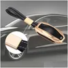 Auto Key FOB Shell Case ER Accessoires Remote Alloy Paste Fit voor Tesla Model S X 3296Q Drop Delivery Mobiles Motorcycles Interieur DH6KK