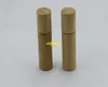 Storage Bottles 20pcs/lot 5ml Bamboo Roll On Bottle Packaging Shell Steel Roller Ball