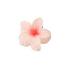 4 cm Candy Gradient Flower Hawaiian hårkloklämmor Små klipp för tjockt hår Strong Hold Nonslip Hair Clips for Women Cute Hair Accessories Clips 2923