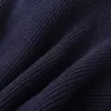 Casaco de suéter de moda coreano primavera de jeans de denim de malha de malha de malha de colarinho de colarinho de gola única
