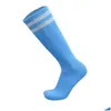 Sports Socks Sports Socks Soccer for Kids and ADT Football Stocking Over Kne Rands Long Tube Absorberande Sweat Anti Slip Sock Drop de Dhdrz