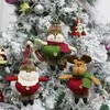 Ciondolo ornamento albero decorazioni natalizie 3 pezzi anno - Bambola ornamenti Babbo Natale / pupazzo di neve / renna1