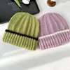 Berets Gestrickte Mützen Hüte Für Frauen Gehörschutz Kappe Winter Warme Skullies Caps Winddicht Famela Abdeckung Kopf Kalt Motorhaube