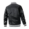 Herren Jacken Herren Brief Bestickter Baseballmantel Lässige Slim Fit Bomber Windjacke Mode Hip Hop College Wear Streetwear Kleidung