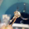 Pierścień Połączania Pierścień szlachetny dla kobiet pierścionek zaręczynowy biżuterii