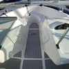 2000 Yamarin 5150 Cockpit Pad Boat Eva Foam faux teak däck golvmatta golv själv backing ahesive seadek gatorstep stil golv