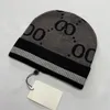 Classics Designer marka list haftowa czapki czapki wełna dzianina kapelusz męski damski zimowy zewnętrzny podwójny pokład ciepłe czaszki czaszki