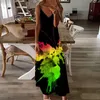 Casual Dresses Women Dress Summer Fashion Printed Multi Color Beach Maxi Womens Long Denim Shirt Cocktail