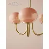 Chandeliers Nordic Simple Bedroom Lamp Designer Art Warm Romantic Children's Room Pink Medieval Bauhaus Chandelier