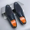 Zapatos de vestir para hombre formal 2023 verano esmoquin moda de alta calidad casual oficina de negocios boda 38-46