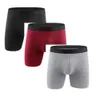 Underpants atacado de 3 peças de algodão embrulhado masculino masculino de roupas íntimas compridas tamanhos grandes 230404