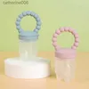 Pacifiers# 1pcs Newborn Nipple Feeder Baby Nibble Fruit Feeding Food Grade Silicone Container Pacifier Bottles Infant Soother Teether ToysL231104